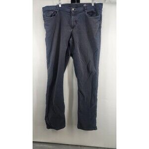 Faherty Men's Stretch Terry 5 Pocket Jeans Navy Blue‎ Grey Size 38